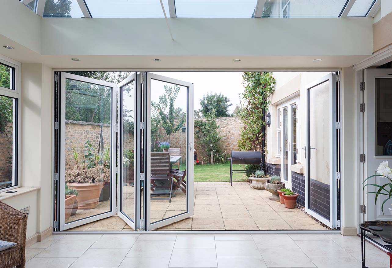 Inside view of a conservatory designed by Chelworth Windows, Swindon